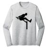 Sublimatable PosiCharge Long Sleeve Electric Heather Tee Thumbnail