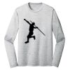 Sublimatable PosiCharge Long Sleeve Electric Heather Tee Thumbnail