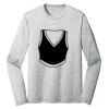 Sublimatable PosiCharge Long Sleeve Electric Heather Tee Thumbnail