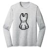 Sublimatable PosiCharge Long Sleeve Electric Heather Tee Thumbnail