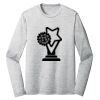 Sublimatable PosiCharge Long Sleeve Electric Heather Tee Thumbnail
