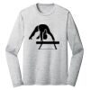 Sublimatable PosiCharge Long Sleeve Electric Heather Tee Thumbnail