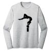 Sublimatable PosiCharge Long Sleeve Electric Heather Tee Thumbnail