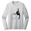 Sublimatable PosiCharge Long Sleeve Electric Heather Tee Thumbnail