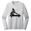 Sublimatable PosiCharge Long Sleeve Electric Heather Tee Thumbnail