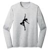Sublimatable PosiCharge Long Sleeve Electric Heather Tee Thumbnail