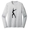 Sublimatable PosiCharge Long Sleeve Electric Heather Tee Thumbnail