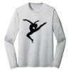 Sublimatable PosiCharge Long Sleeve Electric Heather Tee Thumbnail