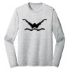Sublimatable PosiCharge Long Sleeve Electric Heather Tee Thumbnail