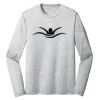Sublimatable PosiCharge Long Sleeve Electric Heather Tee Thumbnail