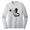 Sublimatable PosiCharge Long Sleeve Electric Heather Tee Thumbnail
