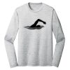 Sublimatable PosiCharge Long Sleeve Electric Heather Tee Thumbnail