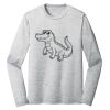 Sublimatable PosiCharge Long Sleeve Electric Heather Tee Thumbnail