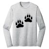 Sublimatable PosiCharge Long Sleeve Electric Heather Tee Thumbnail