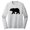 Sublimatable PosiCharge Long Sleeve Electric Heather Tee Thumbnail