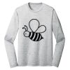 Sublimatable PosiCharge Long Sleeve Electric Heather Tee Thumbnail