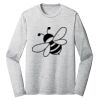 Sublimatable PosiCharge Long Sleeve Electric Heather Tee Thumbnail