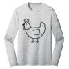Sublimatable PosiCharge Long Sleeve Electric Heather Tee Thumbnail