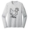 Sublimatable PosiCharge Long Sleeve Electric Heather Tee Thumbnail