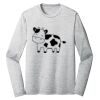 Sublimatable PosiCharge Long Sleeve Electric Heather Tee Thumbnail