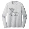 Sublimatable PosiCharge Long Sleeve Electric Heather Tee Thumbnail