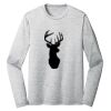 Sublimatable PosiCharge Long Sleeve Electric Heather Tee Thumbnail