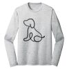 Sublimatable PosiCharge Long Sleeve Electric Heather Tee Thumbnail