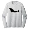 Sublimatable PosiCharge Long Sleeve Electric Heather Tee Thumbnail
