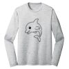 Sublimatable PosiCharge Long Sleeve Electric Heather Tee Thumbnail