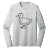 Sublimatable PosiCharge Long Sleeve Electric Heather Tee Thumbnail