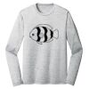 Sublimatable PosiCharge Long Sleeve Electric Heather Tee Thumbnail