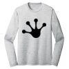 Sublimatable PosiCharge Long Sleeve Electric Heather Tee Thumbnail