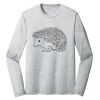 Sublimatable PosiCharge Long Sleeve Electric Heather Tee Thumbnail