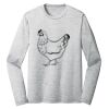 Sublimatable PosiCharge Long Sleeve Electric Heather Tee Thumbnail