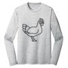 Sublimatable PosiCharge Long Sleeve Electric Heather Tee Thumbnail