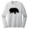 Sublimatable PosiCharge Long Sleeve Electric Heather Tee Thumbnail