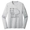 Sublimatable PosiCharge Long Sleeve Electric Heather Tee Thumbnail