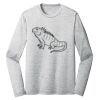 Sublimatable PosiCharge Long Sleeve Electric Heather Tee Thumbnail
