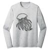 Sublimatable PosiCharge Long Sleeve Electric Heather Tee Thumbnail