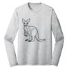 Sublimatable PosiCharge Long Sleeve Electric Heather Tee Thumbnail