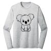 Sublimatable PosiCharge Long Sleeve Electric Heather Tee Thumbnail