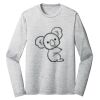 Sublimatable PosiCharge Long Sleeve Electric Heather Tee Thumbnail