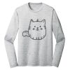 Sublimatable PosiCharge Long Sleeve Electric Heather Tee Thumbnail