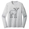 Sublimatable PosiCharge Long Sleeve Electric Heather Tee Thumbnail