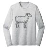 Sublimatable PosiCharge Long Sleeve Electric Heather Tee Thumbnail