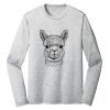 Sublimatable PosiCharge Long Sleeve Electric Heather Tee Thumbnail