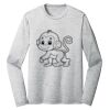 Sublimatable PosiCharge Long Sleeve Electric Heather Tee Thumbnail