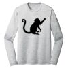 Sublimatable PosiCharge Long Sleeve Electric Heather Tee Thumbnail