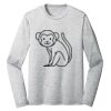 Sublimatable PosiCharge Long Sleeve Electric Heather Tee Thumbnail