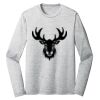 Sublimatable PosiCharge Long Sleeve Electric Heather Tee Thumbnail